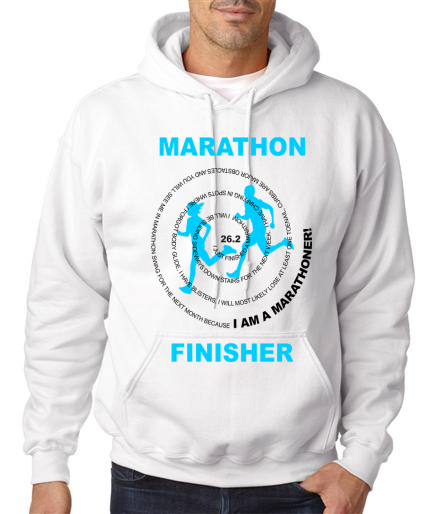 Running - Marathon Finisher - Hooded Sweatshirt